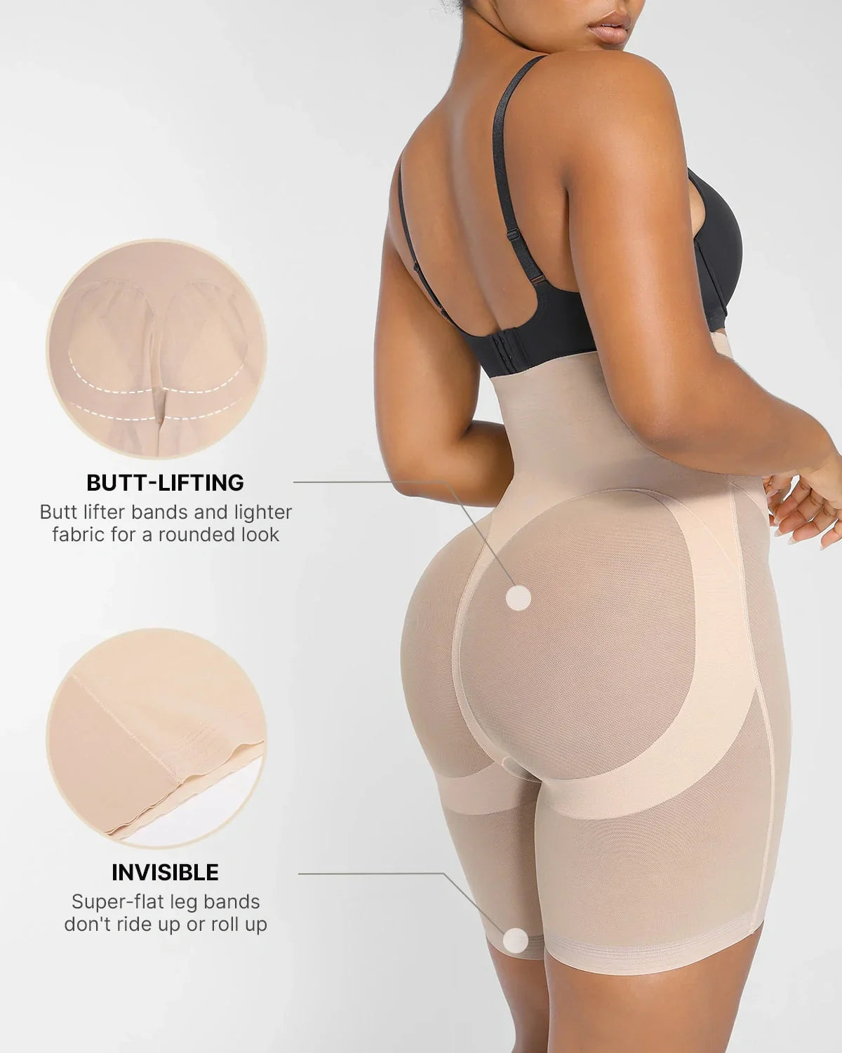 MeshSmooth™ Tummy Control High Seamless Lifting Shorts