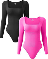 Ribbed Long Sleeve Bodysuit