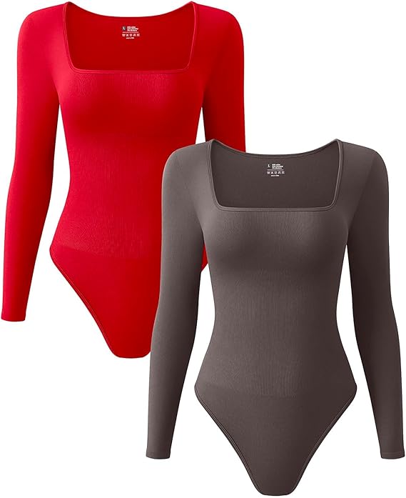 Ribbed Long Sleeve Bodysuit