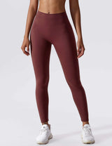 Sculpting V-Back Ruched Leggings