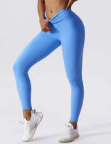 Sculpting V-Back Ruched Leggings