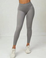 Sculpting V-Back Ruched Leggings