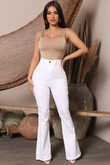 High Waist Booty Lifting Flared Jeans
